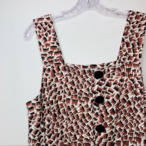 5/$25 NWT Topshop leopard print button romper 8 M summer button front free ship - Picture 8 of 8